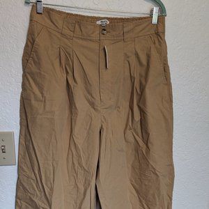 Madewell Balloon Pants Tan 12 NWT